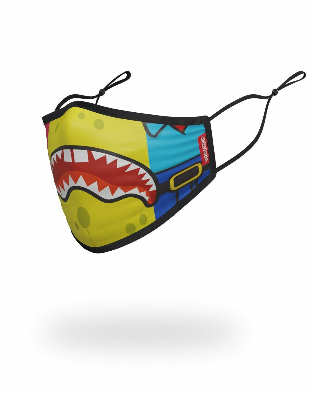 Sprayground ADULT SPONGEBOB OG SHARK FORM FITTING FACE-COVERING
