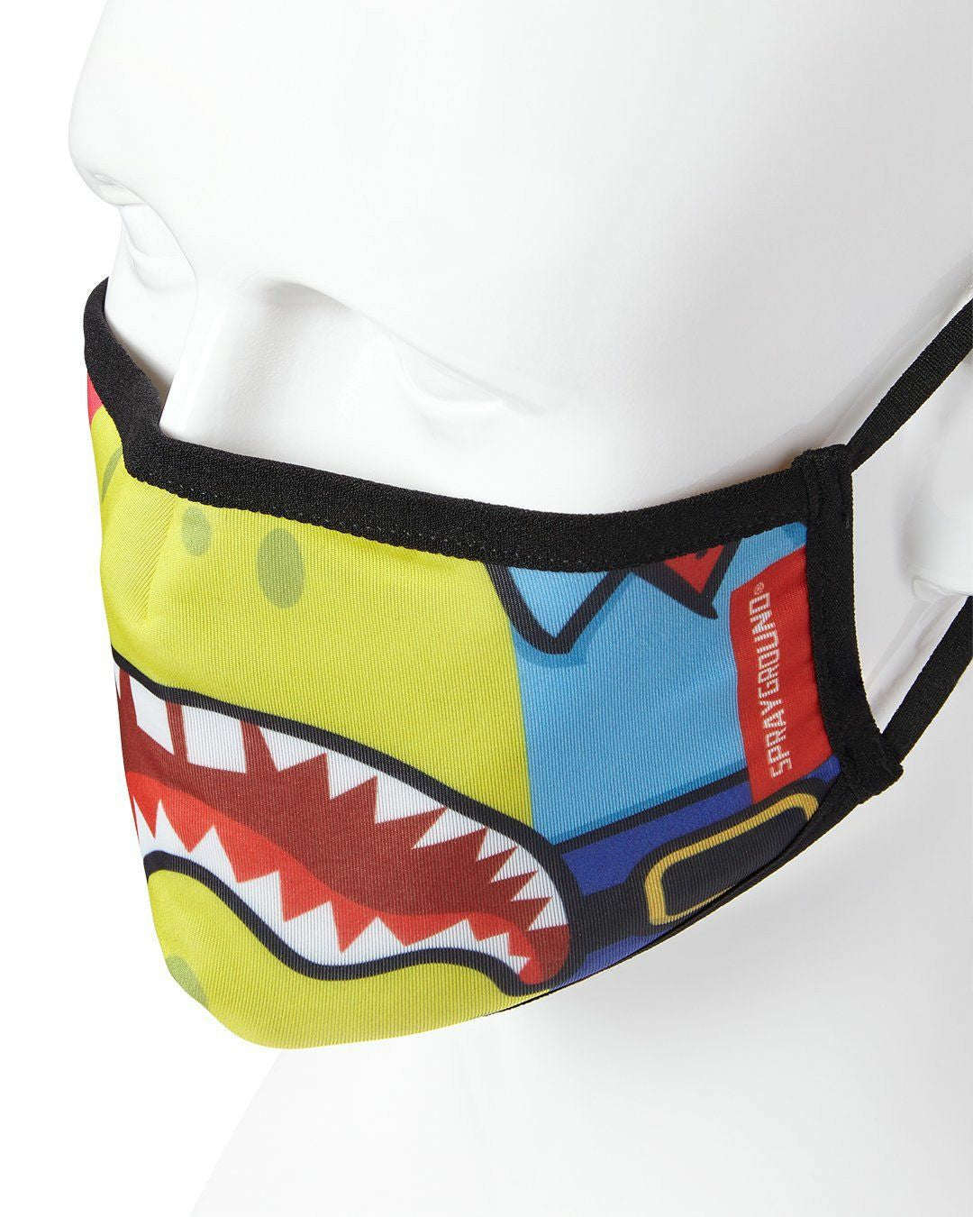 Sprayground ADULT SPONGEBOB OG SHARK FORM FITTING FACE-COVERING