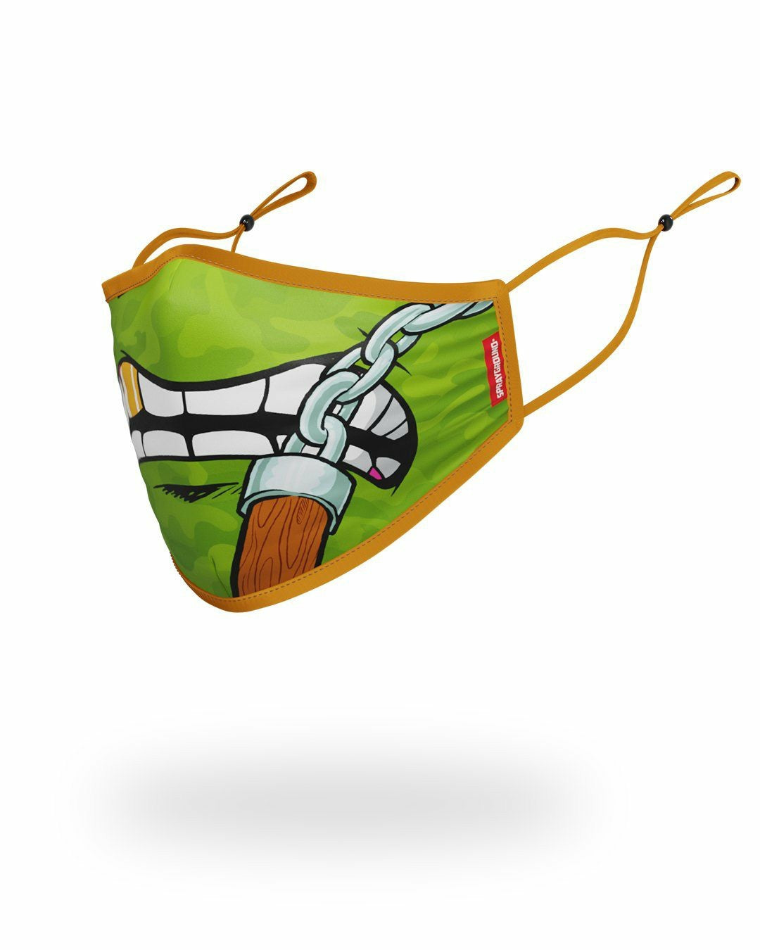 Sprayground ADULT TMNT: MICHELANGELO SHARK FORM FITTING FACE-COVERING