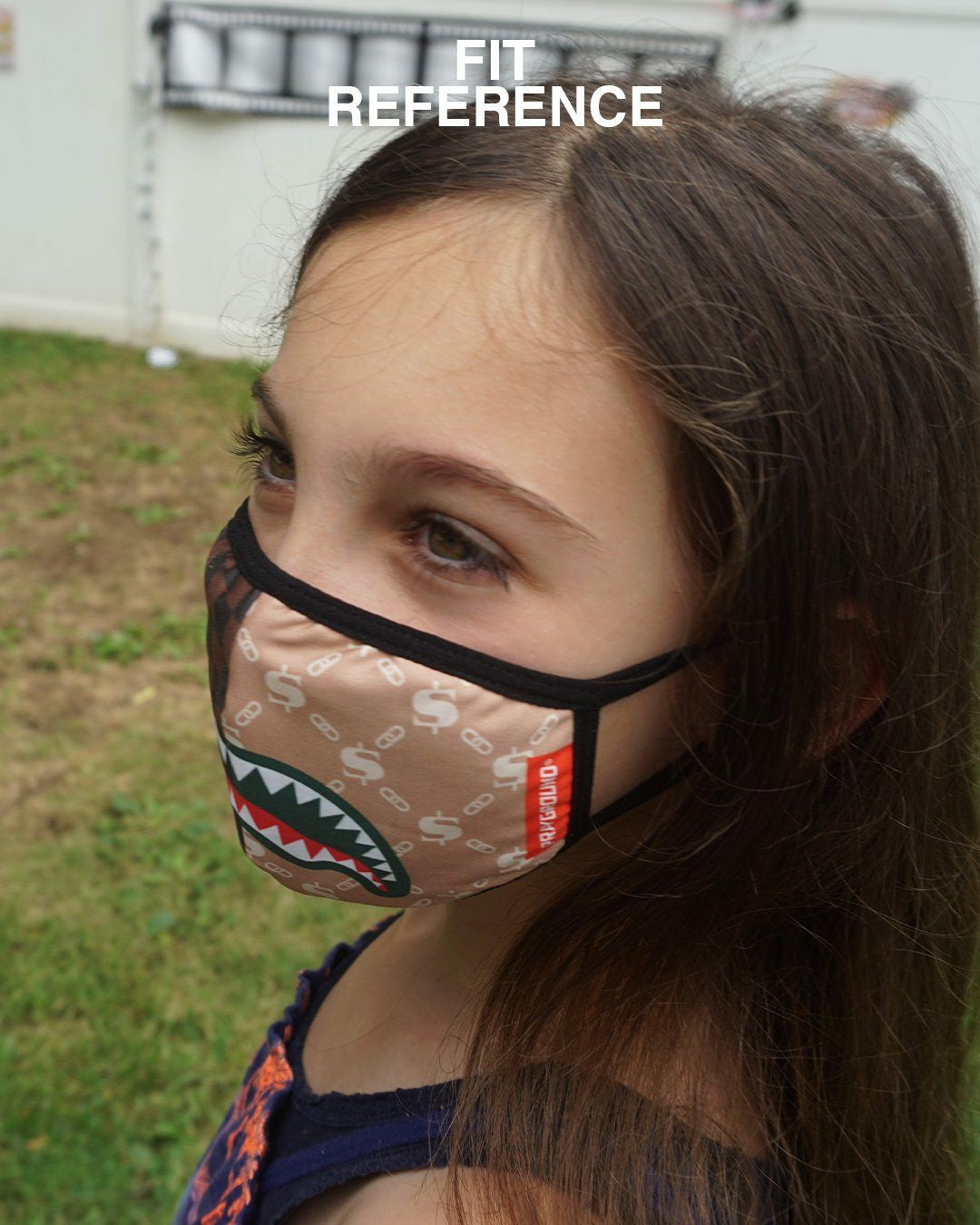 Sprayground KIDS FORM FITTING MASK: ARCADE SHARK