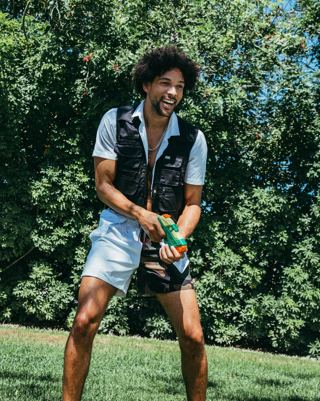 Sprayground SPLIT BITE CAMO SHOTO SWIM TRUNKS