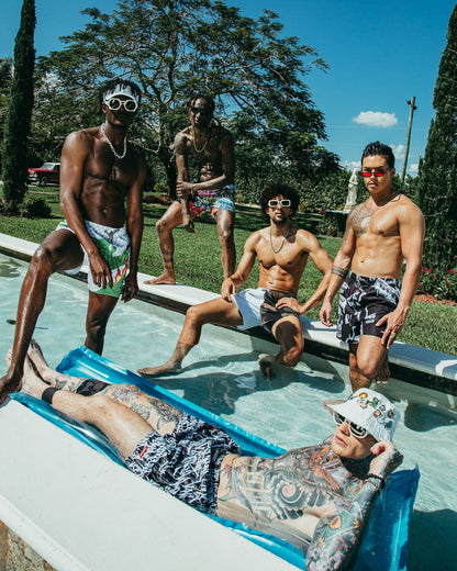 Sprayground SPLIT BITE CAMO SHOTO SWIM TRUNKS