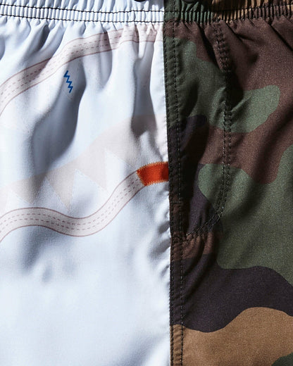 Sprayground SPLIT BITE CAMO SHOTO SWIM TRUNKS