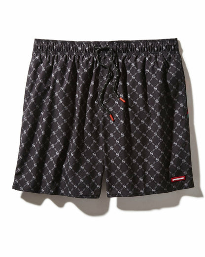 Sprayground MIDNIGHT MONEY PATTERN SHOTO SWIM TRUNKS