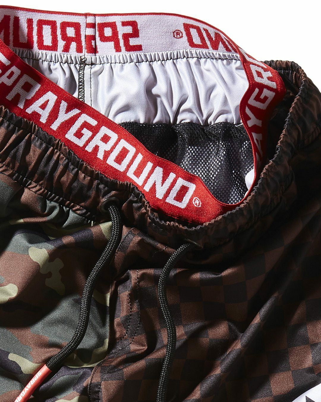 Sprayground KIDS CHECKS & CAMO SWIM TRUNKS