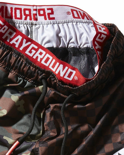 Sprayground KIDS CHECKS & CAMO SWIM TRUNKS