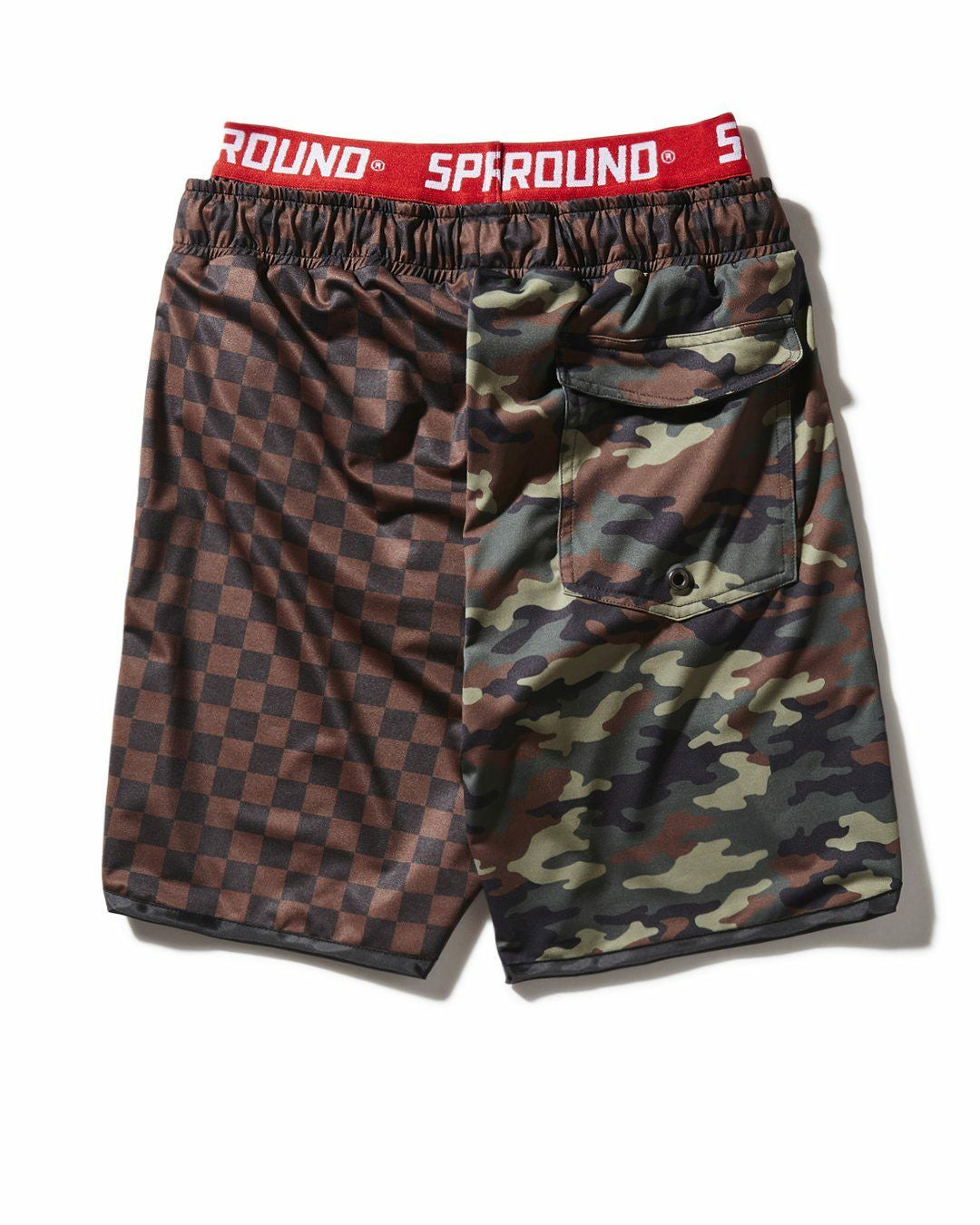 Sprayground KIDS CHECKS & CAMO SWIM TRUNKS