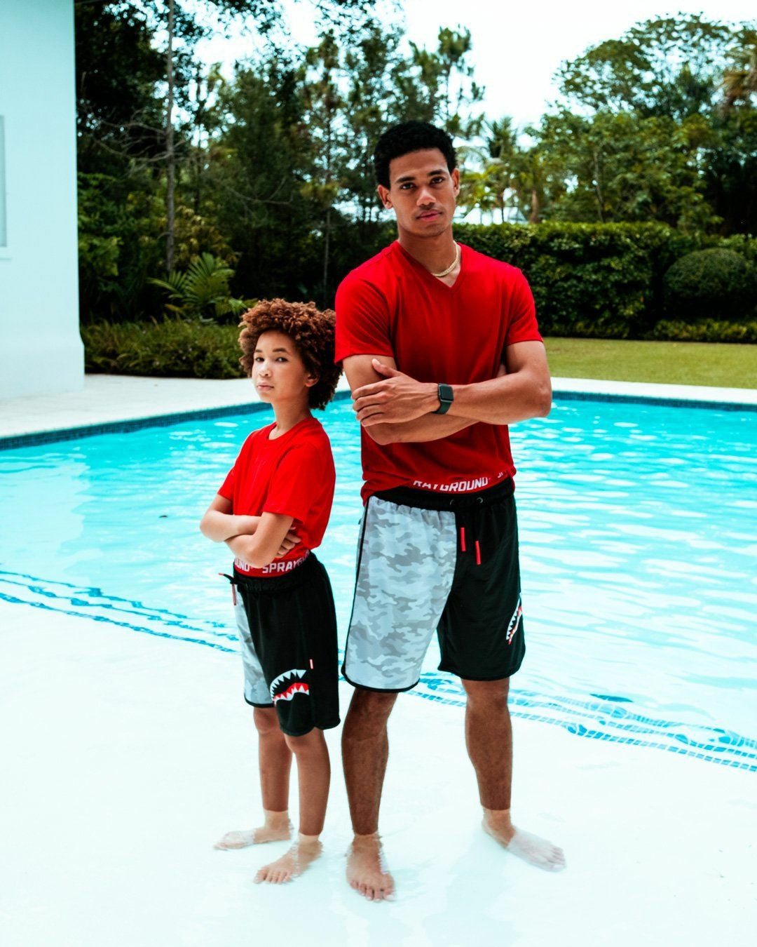 Sprayground DAMAGE CONTROL CORTO SWIM TRUNKS