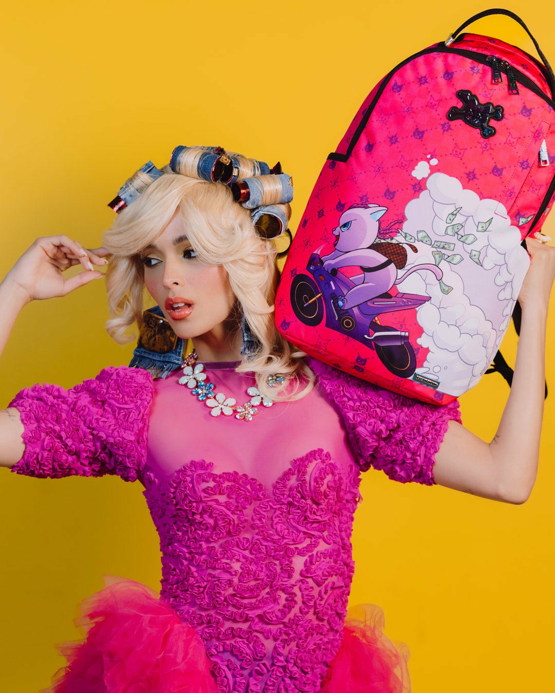 Sprayground KITTY CASH - SPEED DEMON BACKPACK
