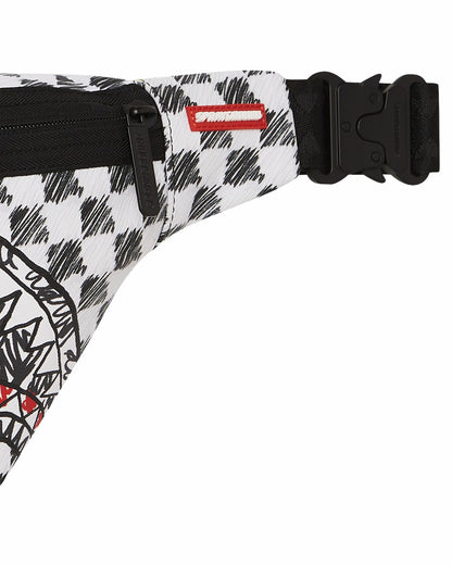 Sprayground SCRIBBLE DRIBBLE CHECK SAVVY CROSSBODY