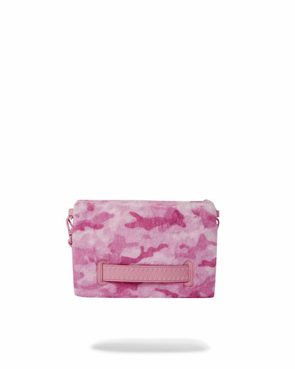 Sprayground FURRROCIOUS IN PINK CROSSOVER CLUTCH