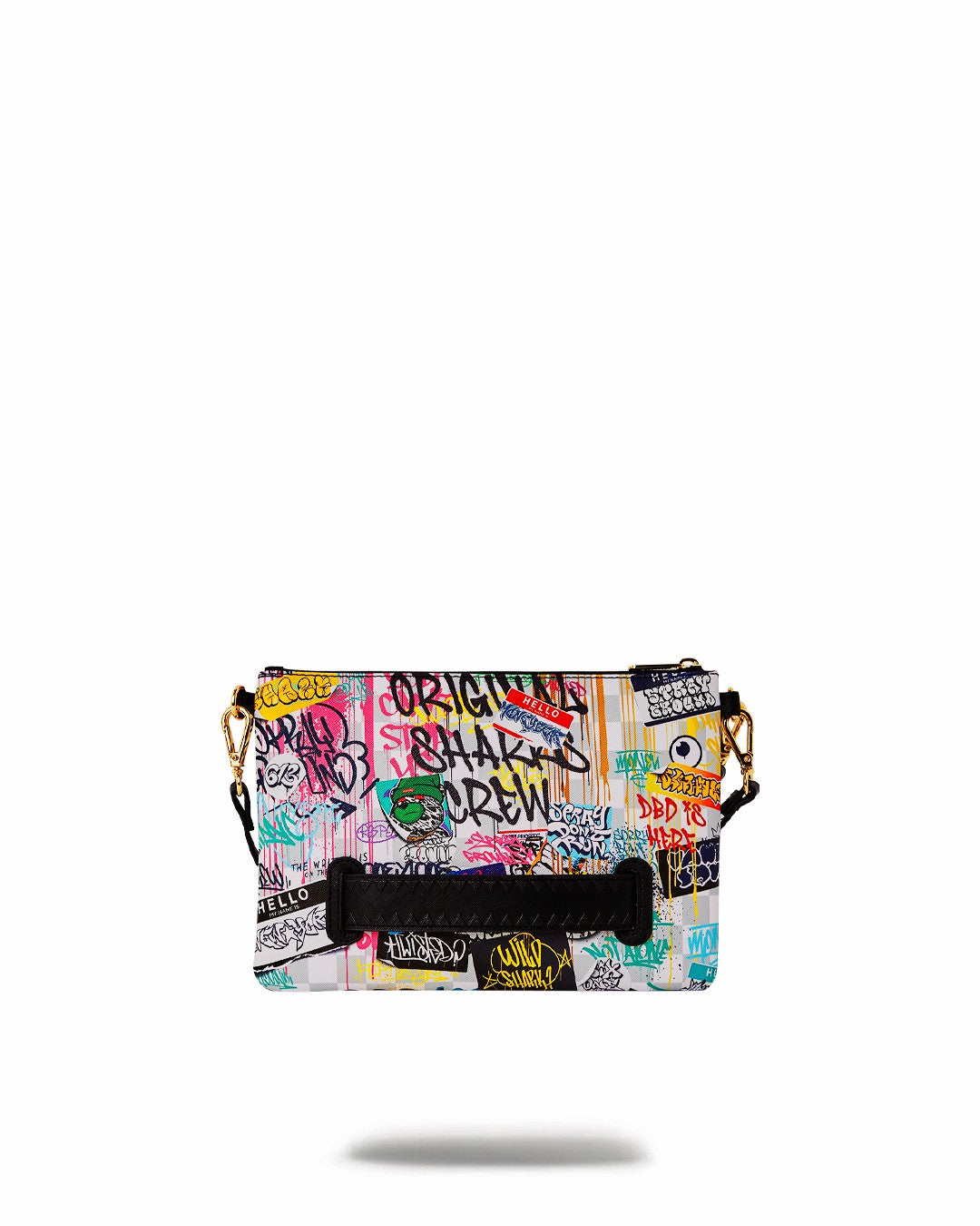 Sprayground CREATE ANOTHER DAY CROSSOVER CLUTCH W/ SHOULDER STRAP