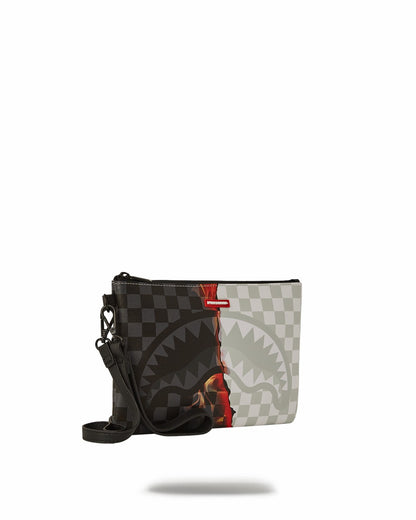 Sprayground RING OF FIRE CROSSOVER CLUTCH W/ SHOULDER STRAP