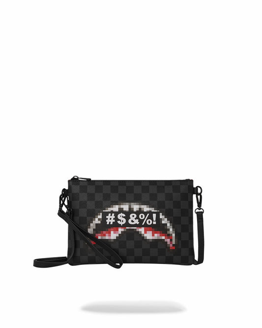 Sprayground WHAT THE BEEP' SHARK CROSSOVER CLUTCH