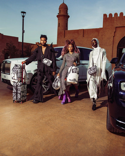 Sprayground A.I.8 AFRICAN INTELLIGENCE - ORIGIN STORY CROSSOVER CLUTCH