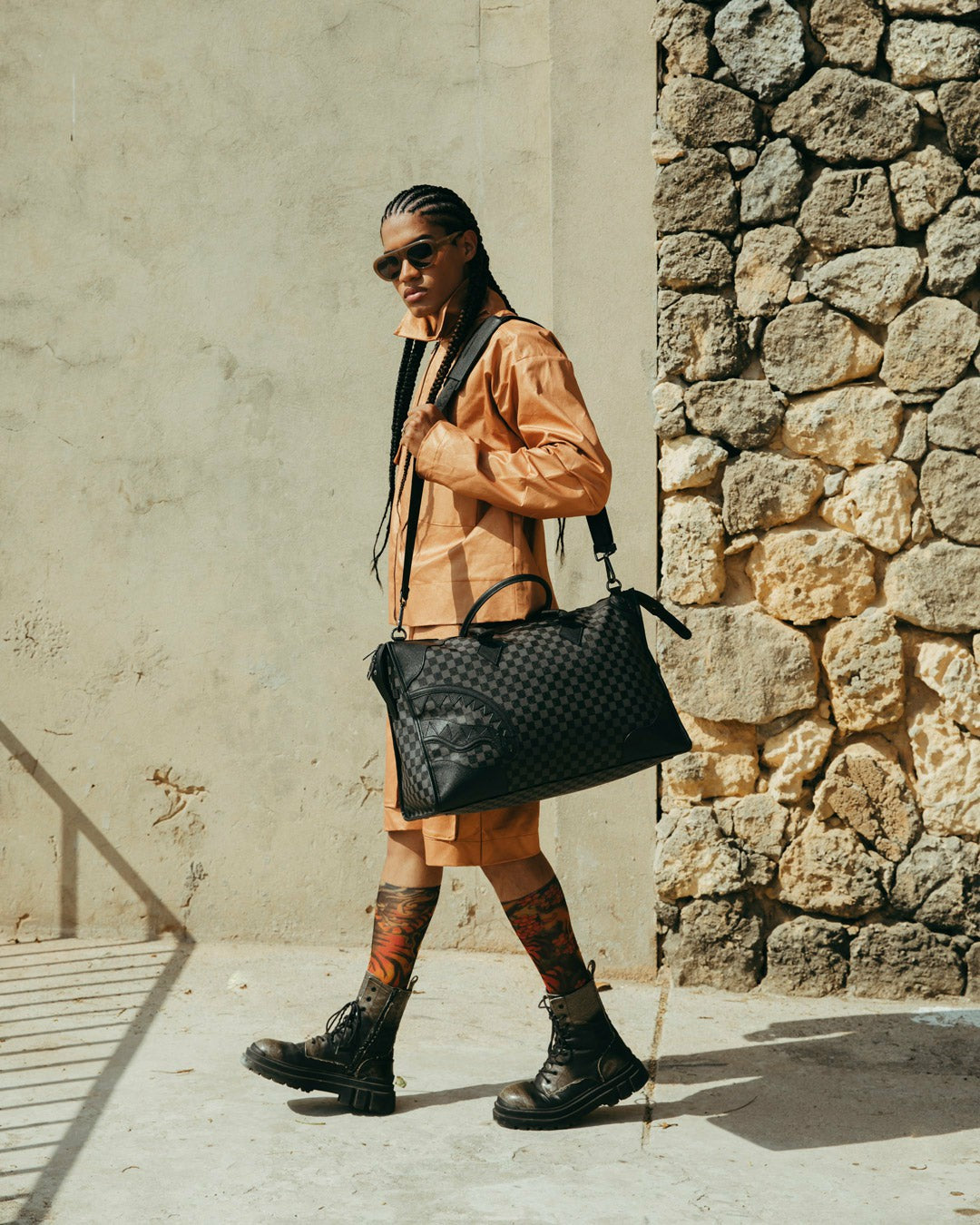 Sprayground MIDNIGHT CHATEAU PYRAMID DUFFLE
