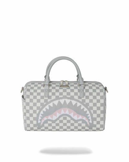 Sprayground KNIT SHARKS IN PARIS IN CREAM MINI DUFFLE
