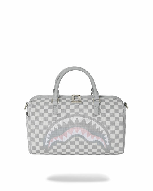 Sprayground KNIT SHARKS IN PARIS IN CREAM MINI DUFFLE