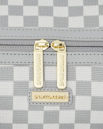 Sprayground KNIT SHARKS IN PARIS IN CREAM MINI DUFFLE