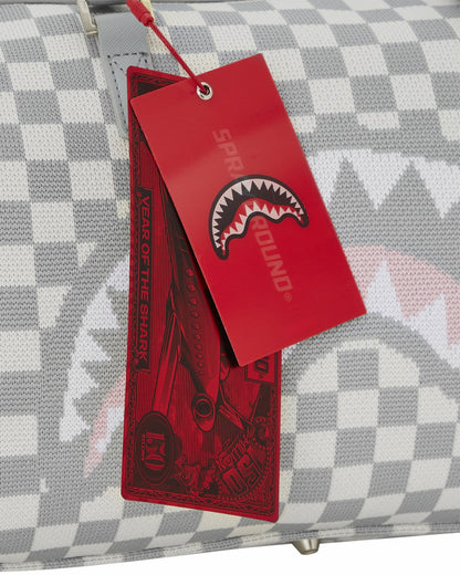 Sprayground KNIT SHARKS IN PARIS IN CREAM MINI DUFFLE
