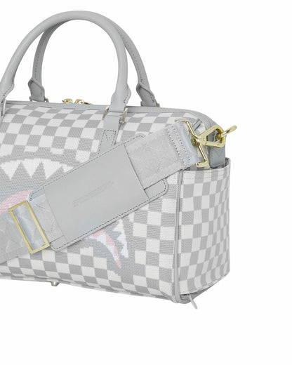 Sprayground KNIT SHARKS IN PARIS IN CREAM MINI DUFFLE