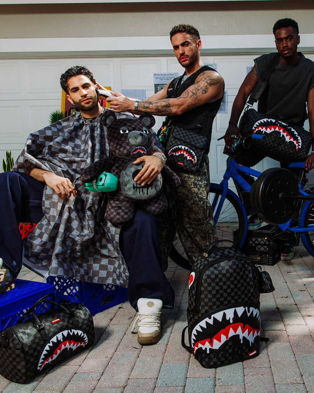 Sprayground SHARKS IN PARIS THUNDERDRIP DUFFLE