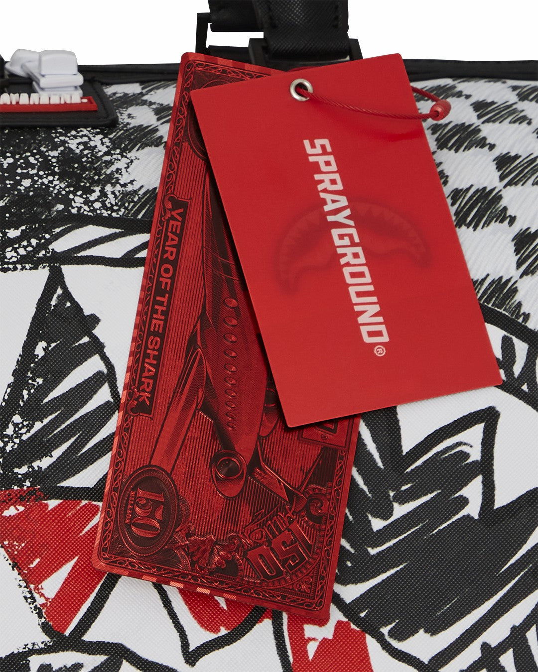 Sprayground SCRIBBLE DRIBBLE CHECK DUFFLE