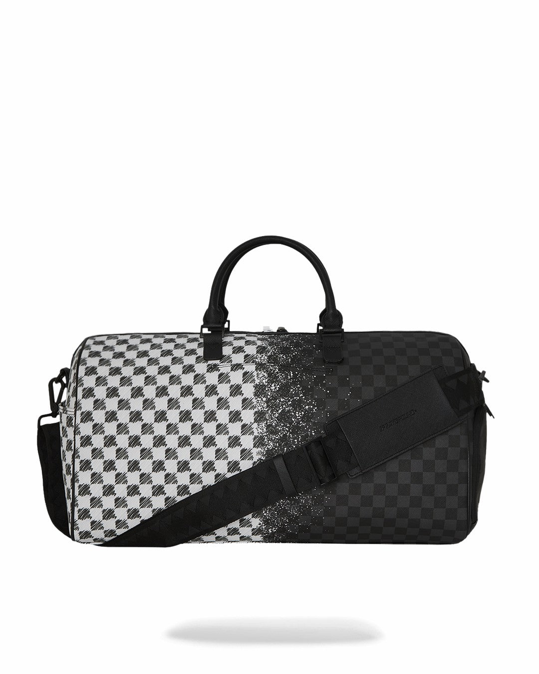 Sprayground SCRIBBLE DRIBBLE CHECK DUFFLE
