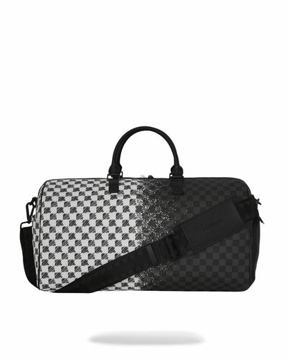 Sprayground SCRIBBLE DRIBBLE CHECK DUFFLE