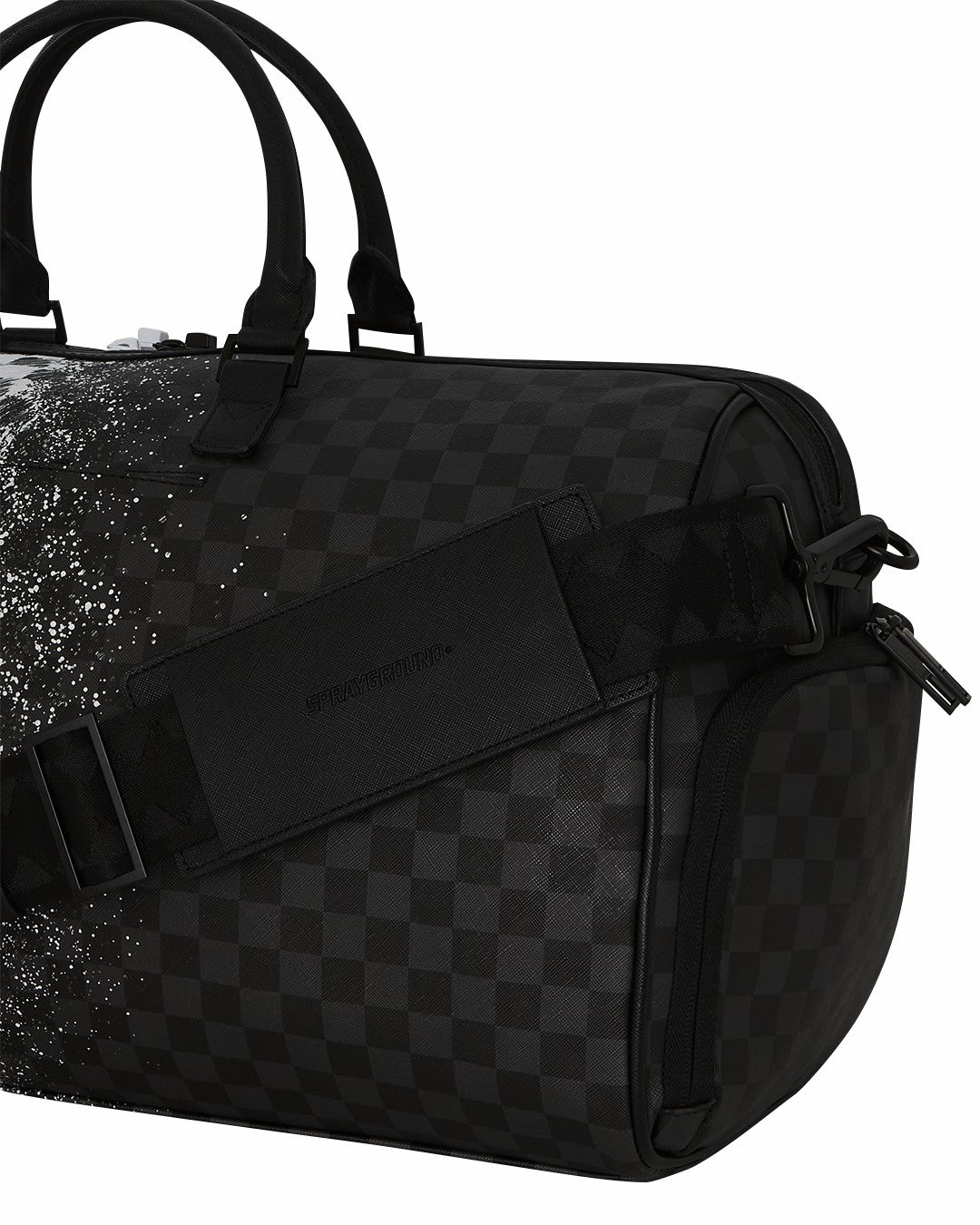 Sprayground SCRIBBLE DRIBBLE CHECK DUFFLE