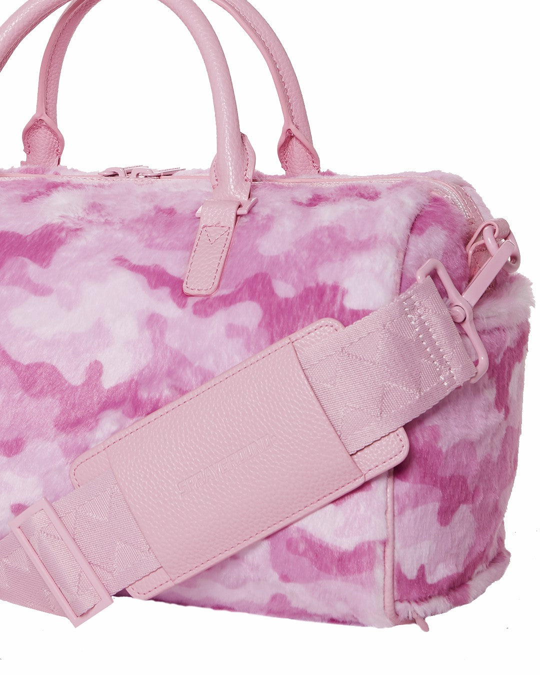 Sprayground FURRROCIOUS IN PINK MINI DUFFLE