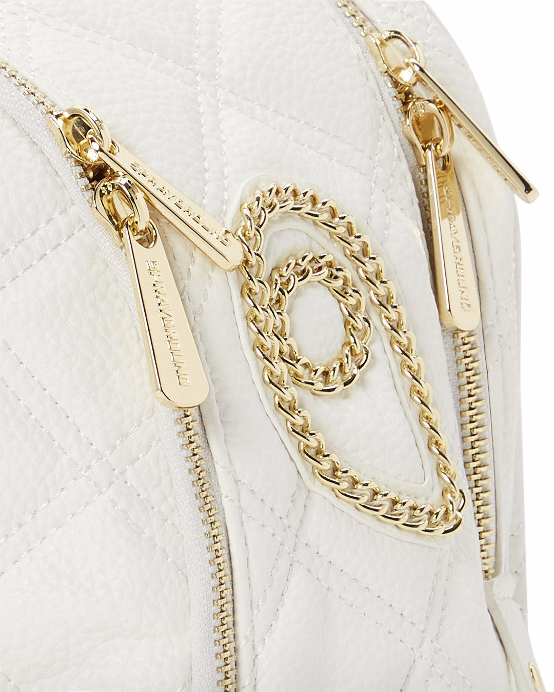 Sprayground RIVIERA LE BLANC GOLD CHAIN SHARK SAVAGE BACKPACK