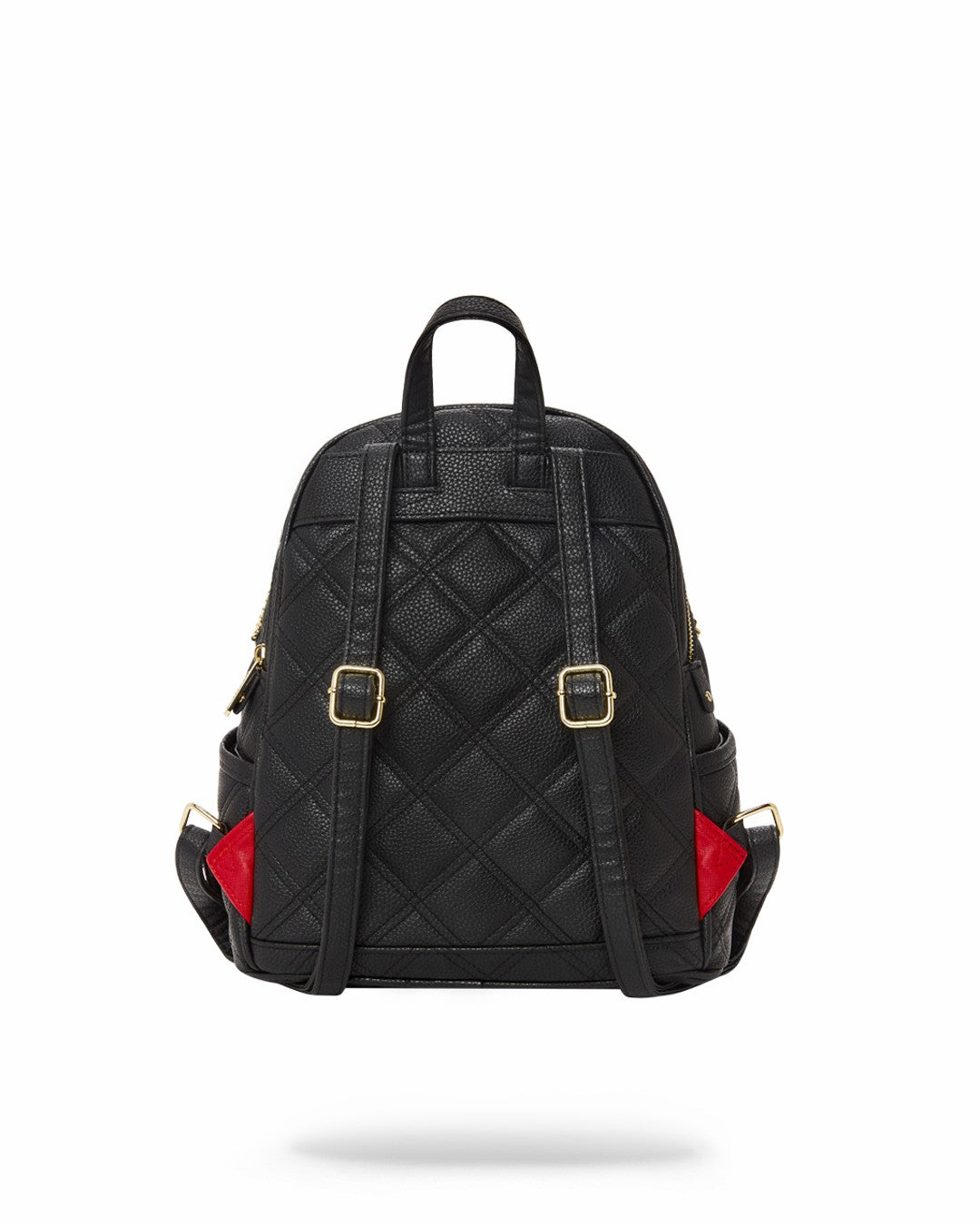 Sprayground NOIR QUILT GOLD CHAIN SHARK SAVAGE BACKPACK
