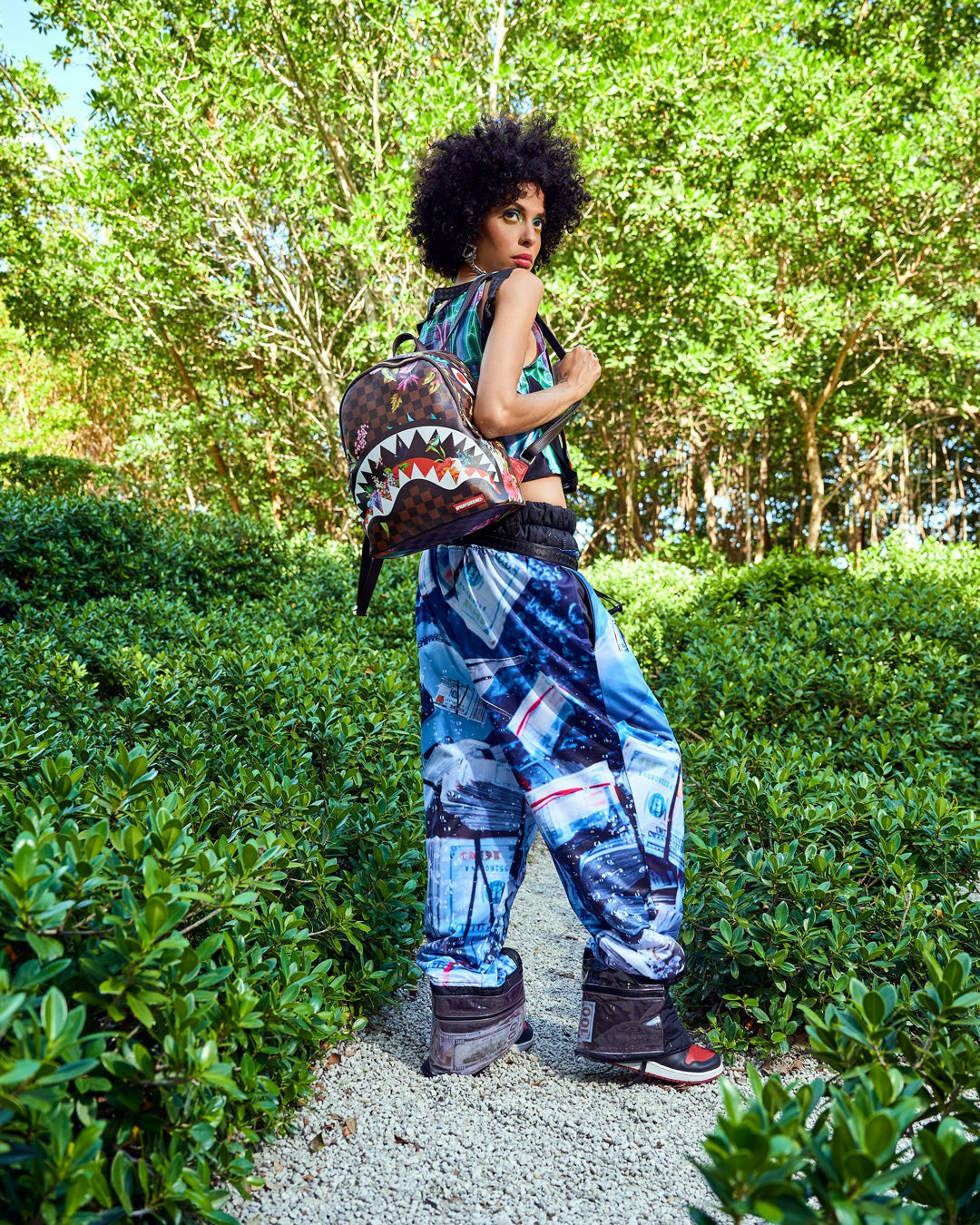 Sprayground GARDEN OF SHARKS SAVAGE BACKPACK