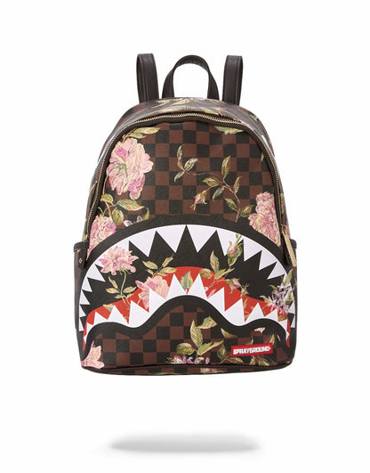 Sprayground SHARKFLOWER SAVAGE BACKPACK (SMALLER MORE ELEGANT BACKPACK)