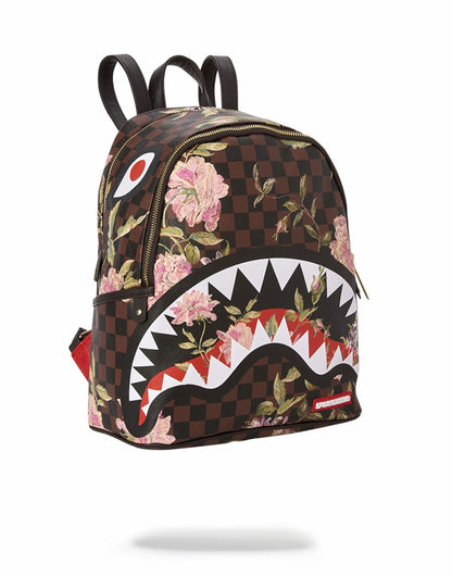 Sprayground SHARKFLOWER SAVAGE BACKPACK (SMALLER MORE ELEGANT BACKPACK)