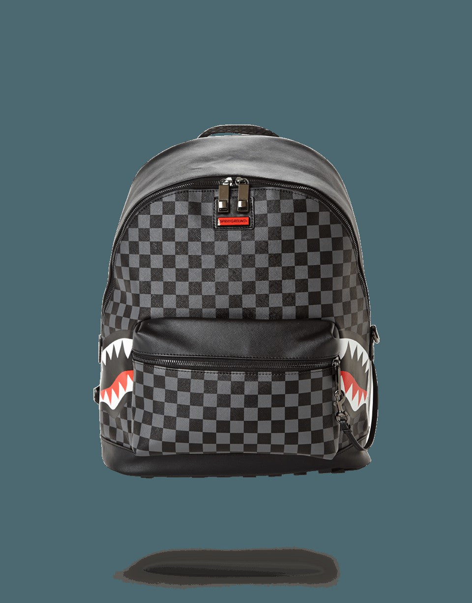 Sprayground SHARKS IN PARIS (BLACK CHECKERED EDITION)