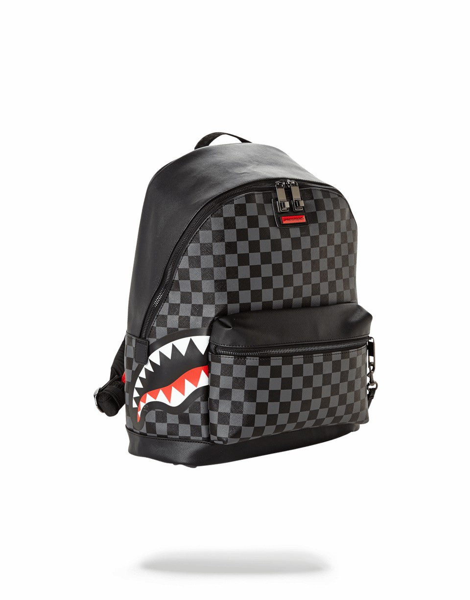 Sprayground SHARKS IN PARIS (BLACK CHECKERED EDITION)