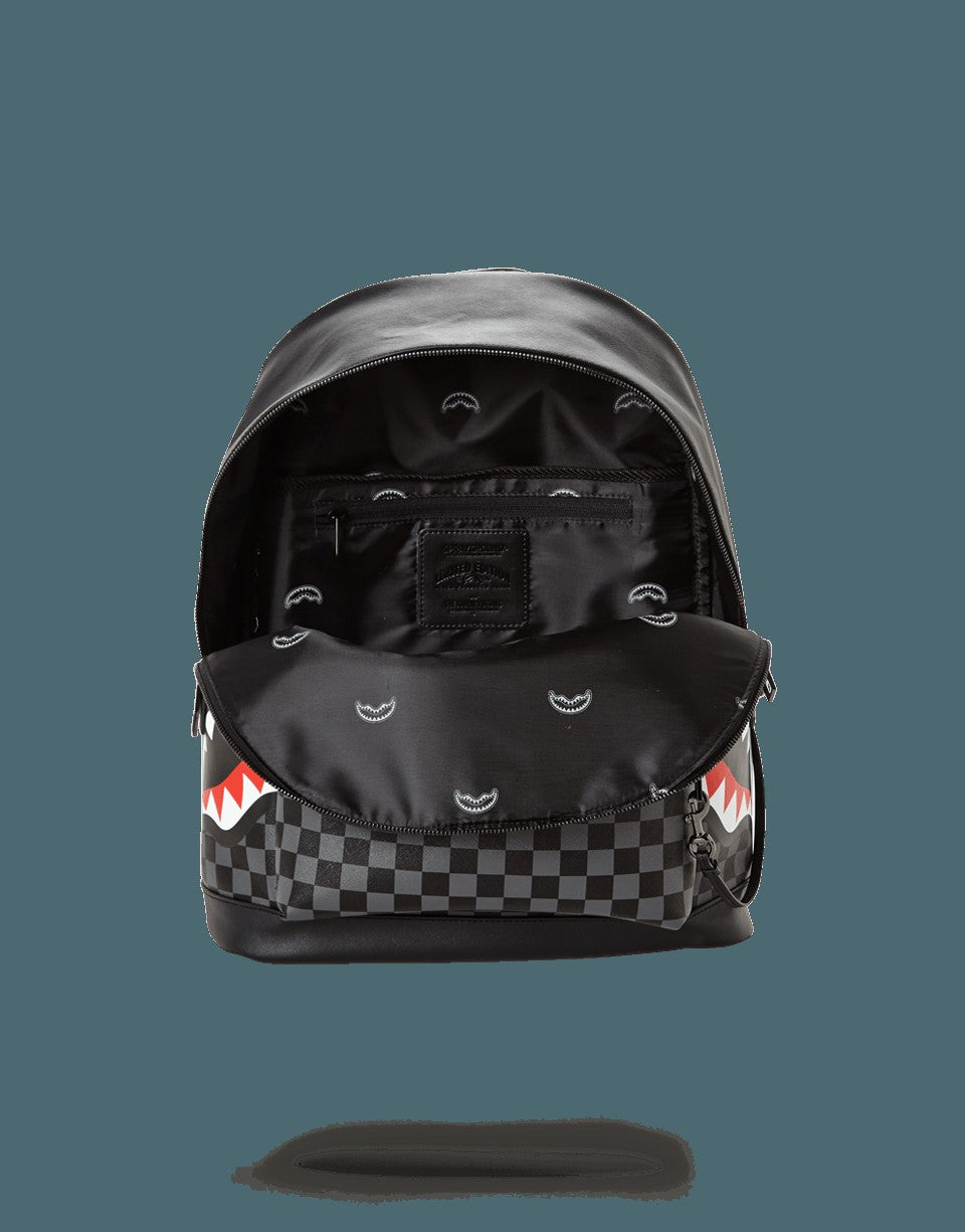 Sprayground SHARKS IN PARIS (BLACK CHECKERED EDITION)