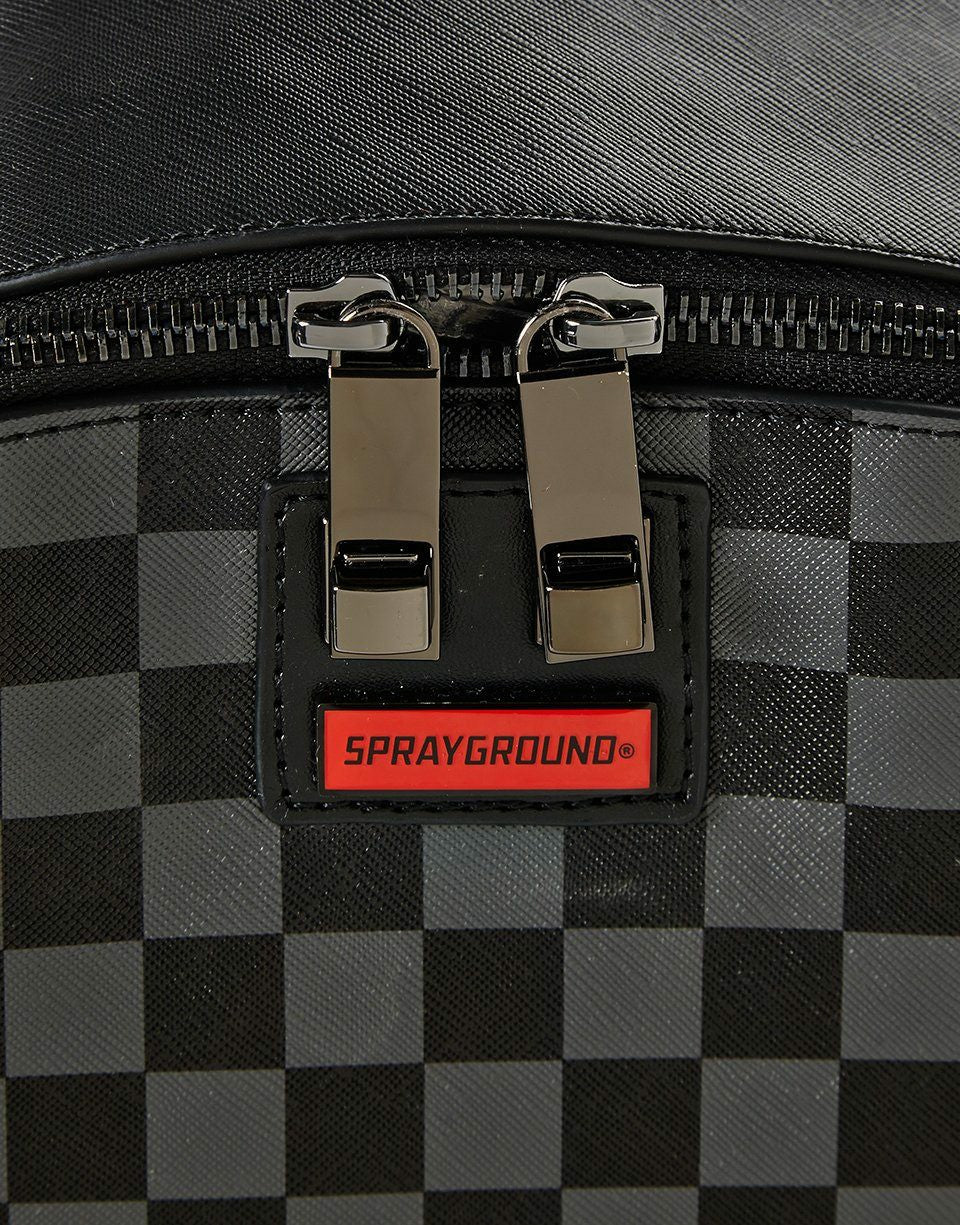 Sprayground SHARKS IN PARIS (BLACK CHECKERED EDITION)