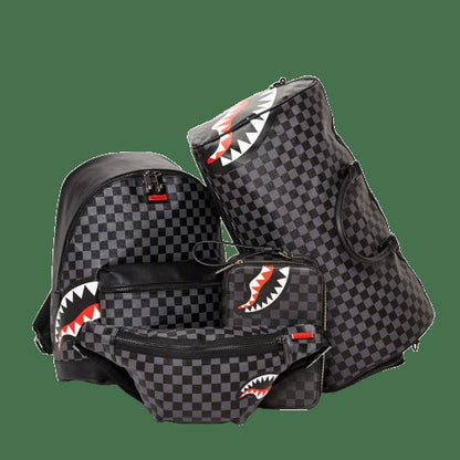 Sprayground SHARKS IN PARIS (BLACK CHECKERED EDITION)