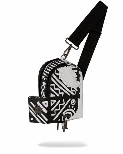 Sprayground A.I.8 AFRICAN INTELLIGENCE - ORIGIN STORY BACKPACK SLING