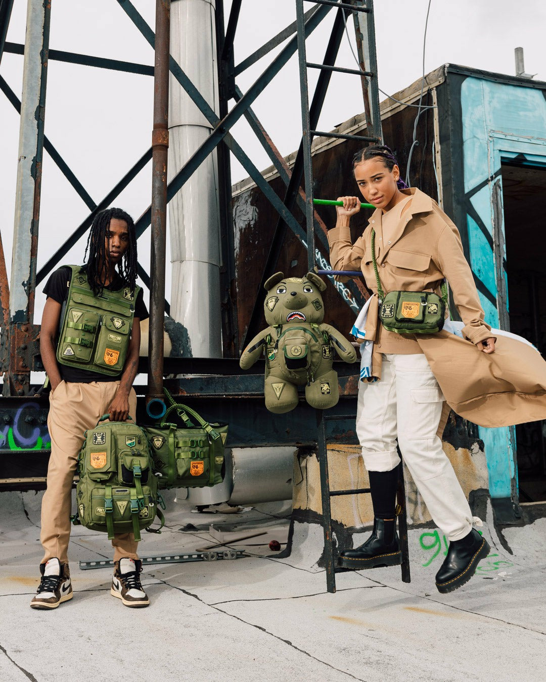Sprayground SPECIAL OPS FULL THROTTLE BRICKSIDE BAG