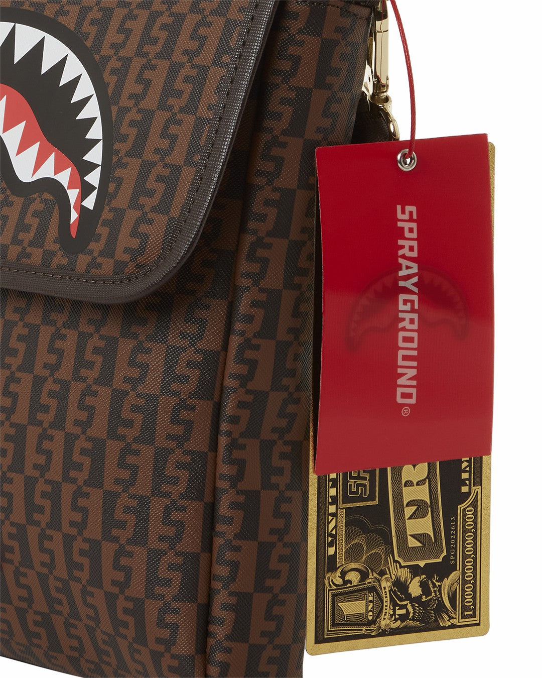 Sprayground CASHIN CHECKS SHOULDER BAG