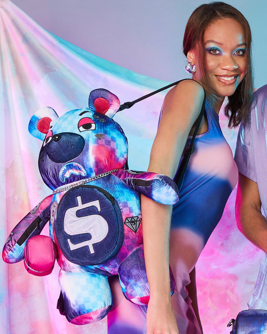 Sprayground SHARKCLUB ELECTRONICA MONEYBEAR TEDDYBEAR BACKPACK