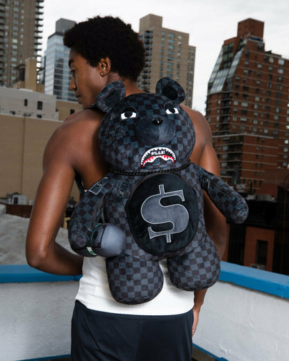 Sprayground WHAT THE BEEP' SHARK MONEYBEAR TEDDYBEAR BACKPACK