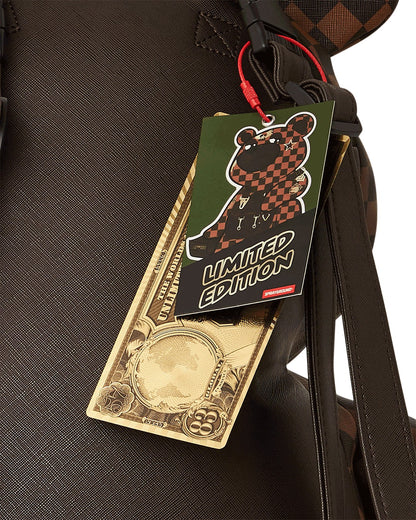 Sprayground CHECKMATE ROYALE MONEYBEAR TEDDYBEAR BACKPACK