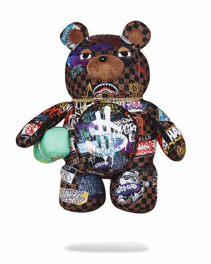 Sprayground SHARKS IN PARIS THE RIZZ MONEYBEAR TEDDYBEAR BACKPACK