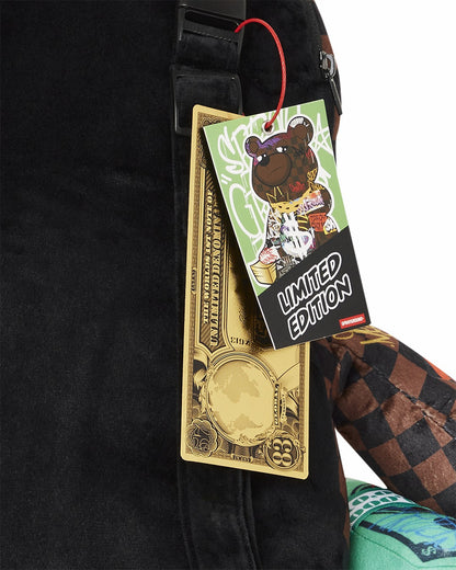 Sprayground SHARKS IN PARIS THE RIZZ MONEYBEAR TEDDYBEAR BACKPACK
