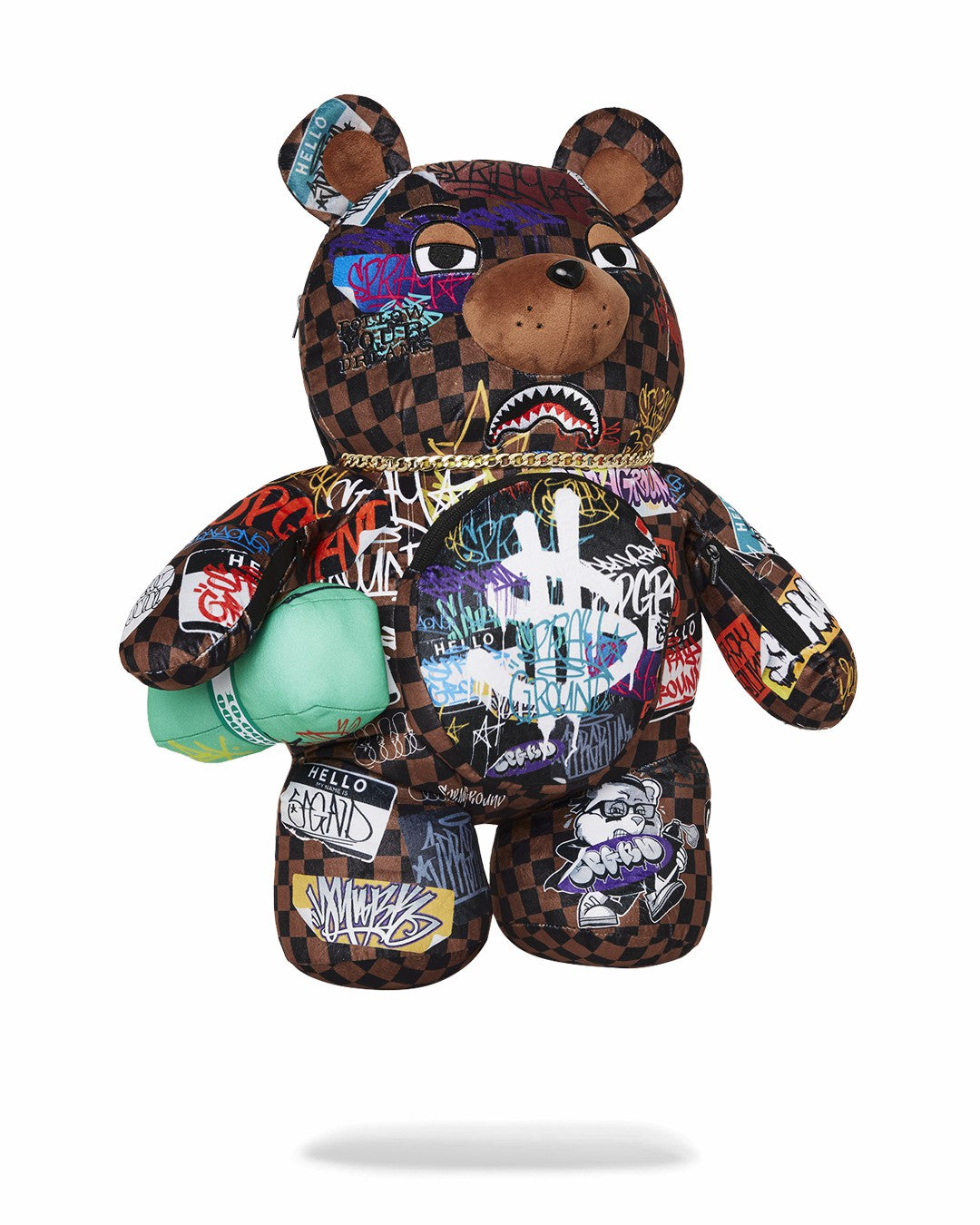 Sprayground SHARKS IN PARIS THE RIZZ MONEYBEAR TEDDYBEAR BACKPACK
